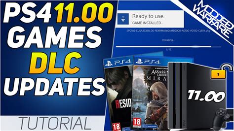 Installing PS4 Games, DLC & Updates on the 11.00 Jailbreak!.